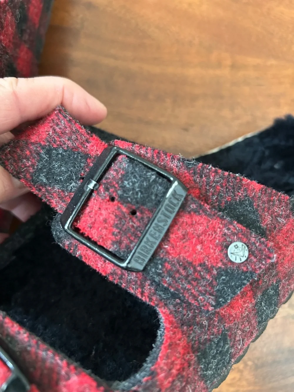 Birkenstock Arizona Shearling / wool Slides (mens 11)
